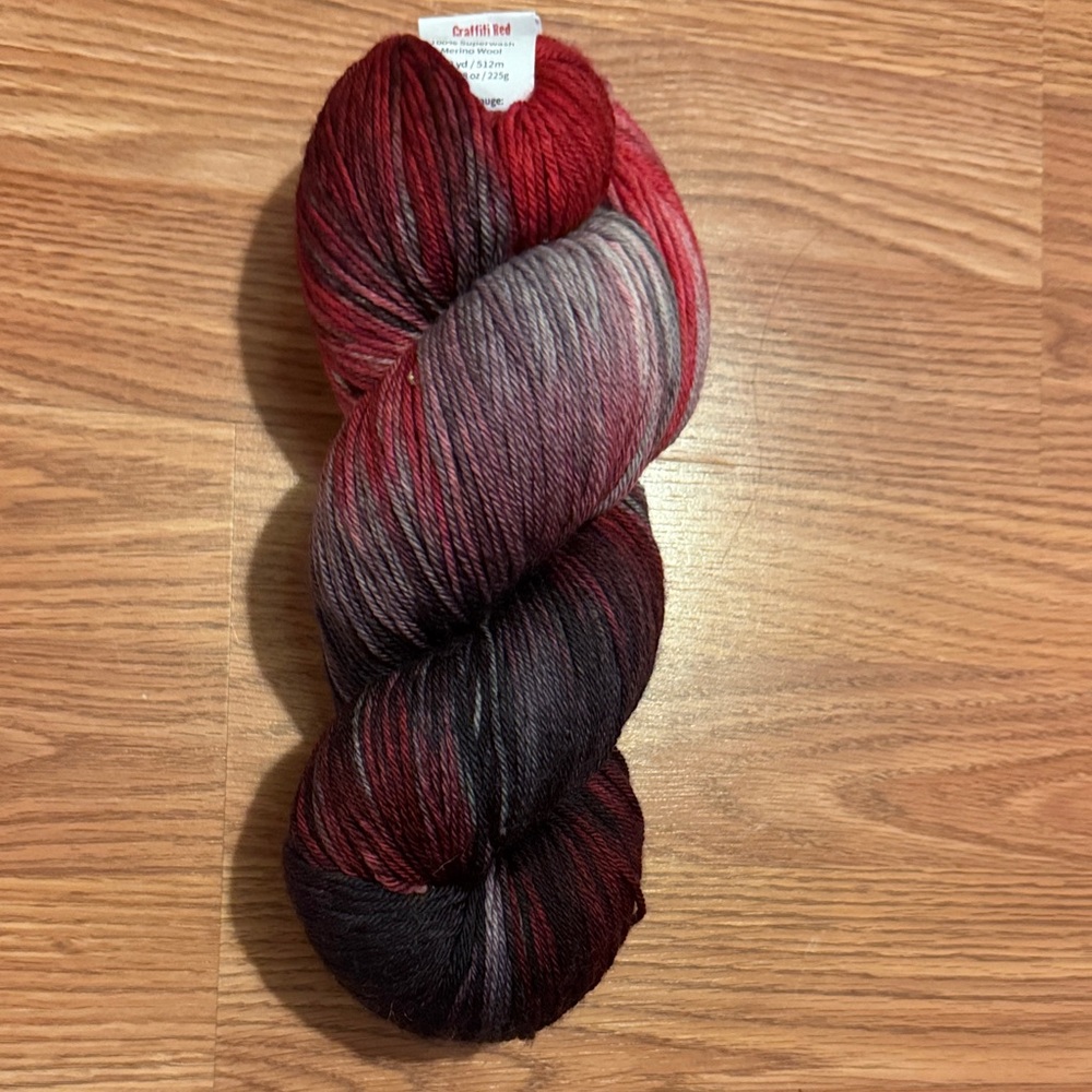 1 skein Miss Babs Yowza.  Super squishy and great to work with.  NWT.  See below